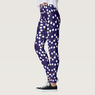 Golfer Golf Balls und T-Shirts Muster Leggings