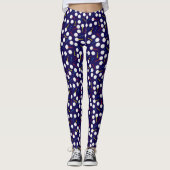 Golfer Golf Balls und T-Shirts Muster Leggings (Vorderseite)