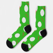 Golfer Golf Balls und T-Shirts Spaß Socken (Linkes Detail)