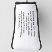 Golfer Golf Headcover (Rotieren 90)