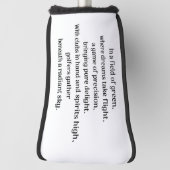 Golfer Golf Headcover (Rotieren 90)