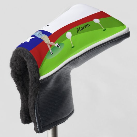 Golfer Golf Headcover (3/4 Vorderseite)