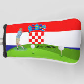 Golfer Golf Headcover (Vorderseite)