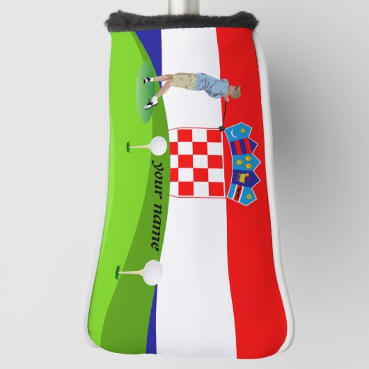 Golfer Golf Headcover (Rotieren 90)