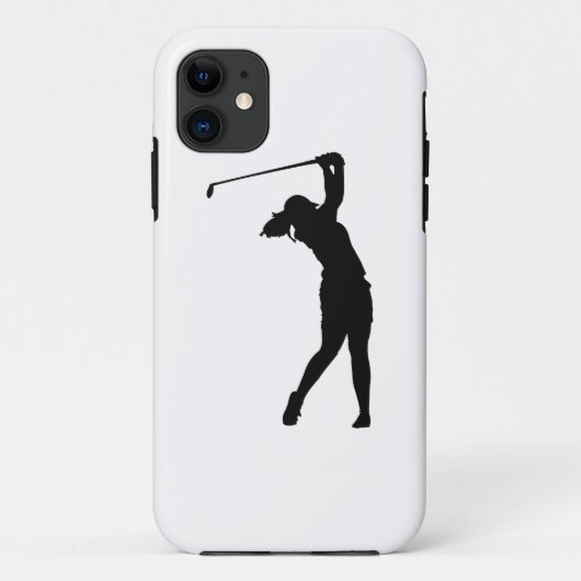 Golfer Golf Person Silhouette  Case-Mate iPhone Hülle (Rückseite)