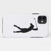 Golfer Golf Person Silhouette  Case-Mate iPhone Hülle (Rückseite (Horizontal))