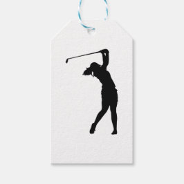 Golfer Golf Person Silhouette Snow Globe C Geschenkanhänger