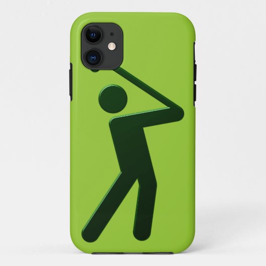 Golfer golf player Case-Mate iPhone hülle (Rückseite)