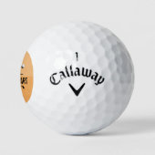 Golfer Golf Player Monogram Golfball (Logo)