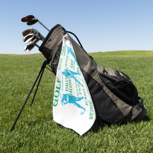 Golfer Golfhandtuch (Gras)
