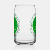 Golfer Golfspielen Golfer Ball T-Shirt Beer Can Gl Dosenglas (Rechts)