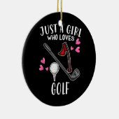 Golfer Golfspielen Lover Ein Liebe Golf Keramik Ornament (Rechts)