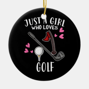 Golfer Golfspielen Lover Ein Liebe Golf Keramik Ornament