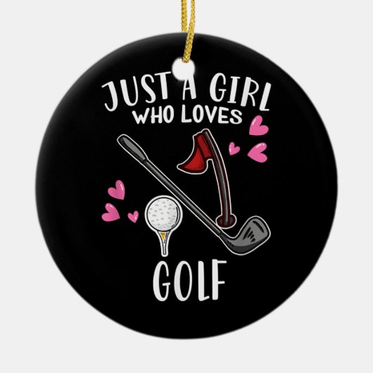 Golfer Golfspielen Lover Ein Liebe Golf Keramik Ornament (Vorne)