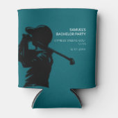 Golfer-Golftrip Bachelor Party minimal Dosenkühler (Vorderseite)