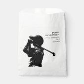 Golfer-Golftrip Bachelor Party minimal Geschenktütchen (Vorderseite)