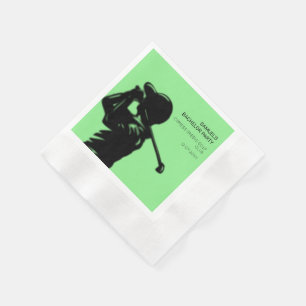 Golfer-Golftrip Bachelor Party minimal Serviette
