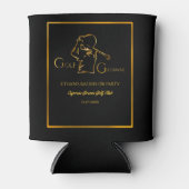 Golfer Groom Golf Bachelor Party - Luxus Stilvoll Dosenkühler (Vorderseite)