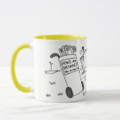 Golfer hat Sprichwort "Wie fahre ich?" Tasse (Links)