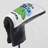 Golfer ich mag große Putts und ich kann nicht lüge Golf Headcover (3/4 Vorderseite)
