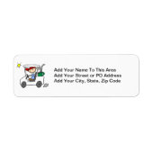 Golfer im Golf Cart (Vorne)