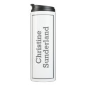 Golfer in einer Drehung - Funny Thermosbecher (Nach rechts gedreht)