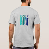 Golfer individueller T - Shirt (Rückseite)