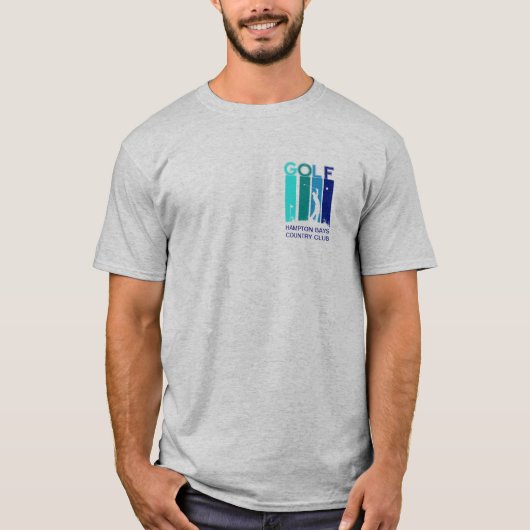 Golfer individueller T - Shirt (Vorderseite)