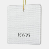 Golfer INITIALS FOTO Golf Ball Memorandum Sake Keramikornament (Links)