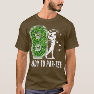 Golfer Junge 8. Geburtstag Golfer Achtjähriger Gol T-Shirt