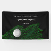 Golfer Junggesellenabschied - Grüner Golfball - Go Banner (Horizontal)