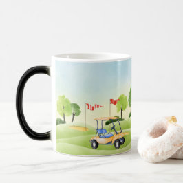 Golfer-Kaffee-Tasse Verwandlungstasse
