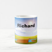 Golfer-Kaffee-Tasse Verwandlungstasse (Mittel)