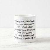 Golfer Kaffeetasse (Mittel)