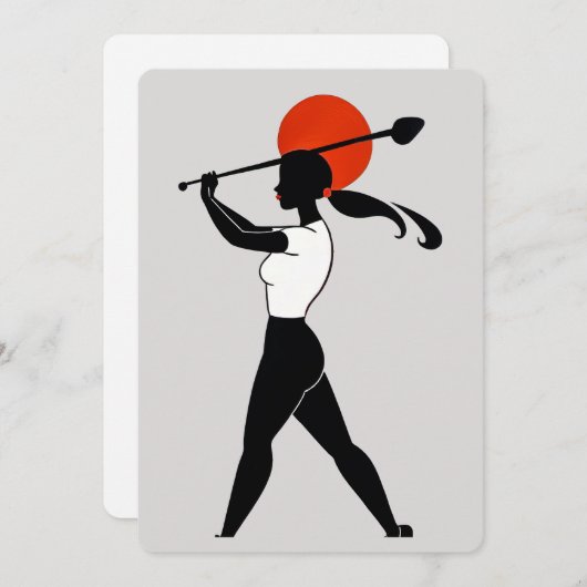 Golfer-Karte (Vorne/Hinten)