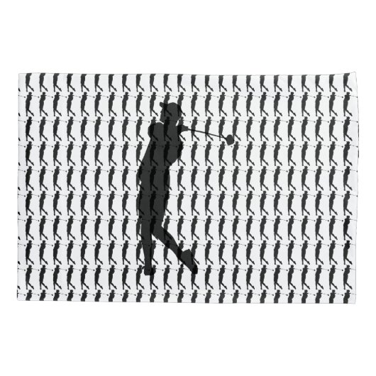 Golfer Kissenbezug (Rückseite-Links)