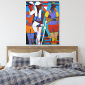 Golfer Komposition IIV - Leinwand Art Print (Insitu (Schlafzimmer))