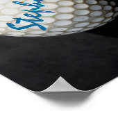 Golfer können sich auf ein individuelles Poster fü (Ecke)