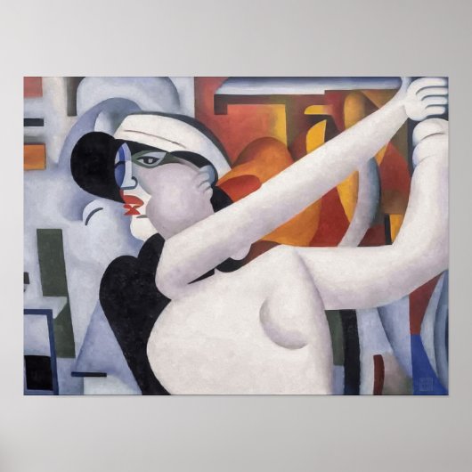 Golfer - Leinwand Print Poster (Vorne)