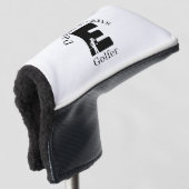 Golfer Letter E Golf Headcover (3/4 Vorderseite)
