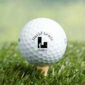 Golfer Letter L Golfball (Insitu T-Shirt)