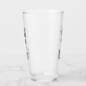 Golfer Life Sprichwort Retro Style Girl Glas (Links)