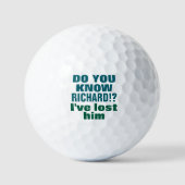 Golfer Lost Ball mit Sinn für Spaß (Vorderseite)