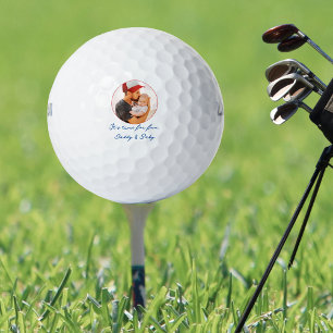 Golfer Lover Typografy Foto Erster Tag der Väter Golfball