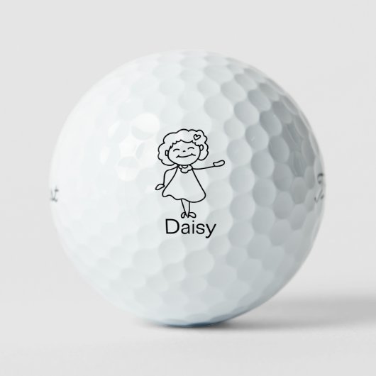 Golfer-Mamas am Muttertag Golfball (Vorderseite)