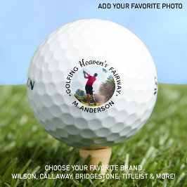 Golfer Memorial Heaven Erinnerung Bewahren Foto Golfball