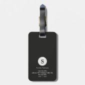 Golfer mit Golf Club Gepäckanhänger (Rückseite vertikal)