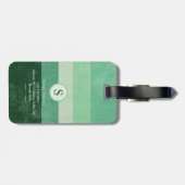 Golfer mit Golf Club Gepäckanhänger (Rückseite horizontal)