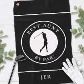 Golfer Monogram Sports Pro Golfhandtuch