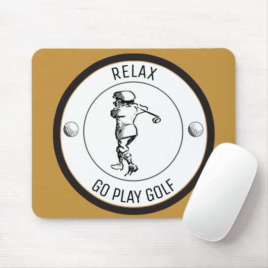 Golfer Mousepad (Mit Mouse)